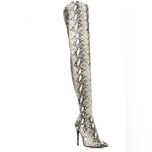 Steven Madden Women's Dominique Thigh High Over the Knee Boots